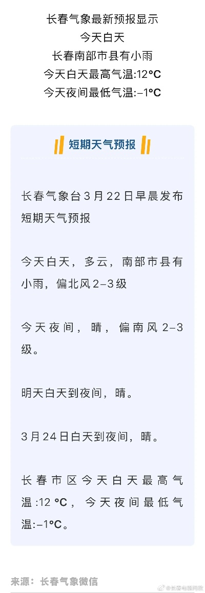 长春一周天气(长春一周天气预报) 长春一周天气(长春一周天气预报)