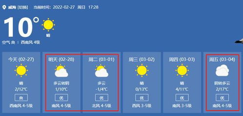 威海天气预报最新15天(青岛威海天气预报15天查询) 威海天气预报最新15天(青岛威海天气预报15天查询)