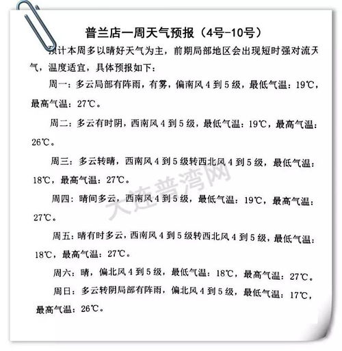 普兰店天气预报（普兰店天气预报今天）
